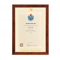 Walnut Certificate Frame